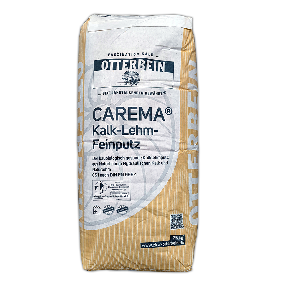 CAREMA Kalk-Lehm-Feinputz 0-0,6mm | 25kg