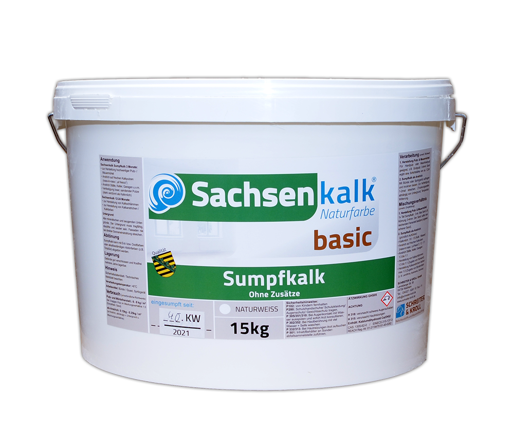 Sachsenkalk Sumpfkalk ökologische Kalkfarbe