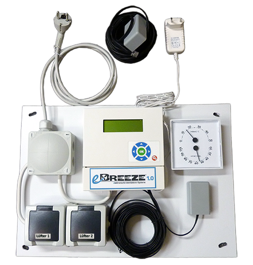 eBREEZE 1.0 - Lüftungssteuergerät vormontiert