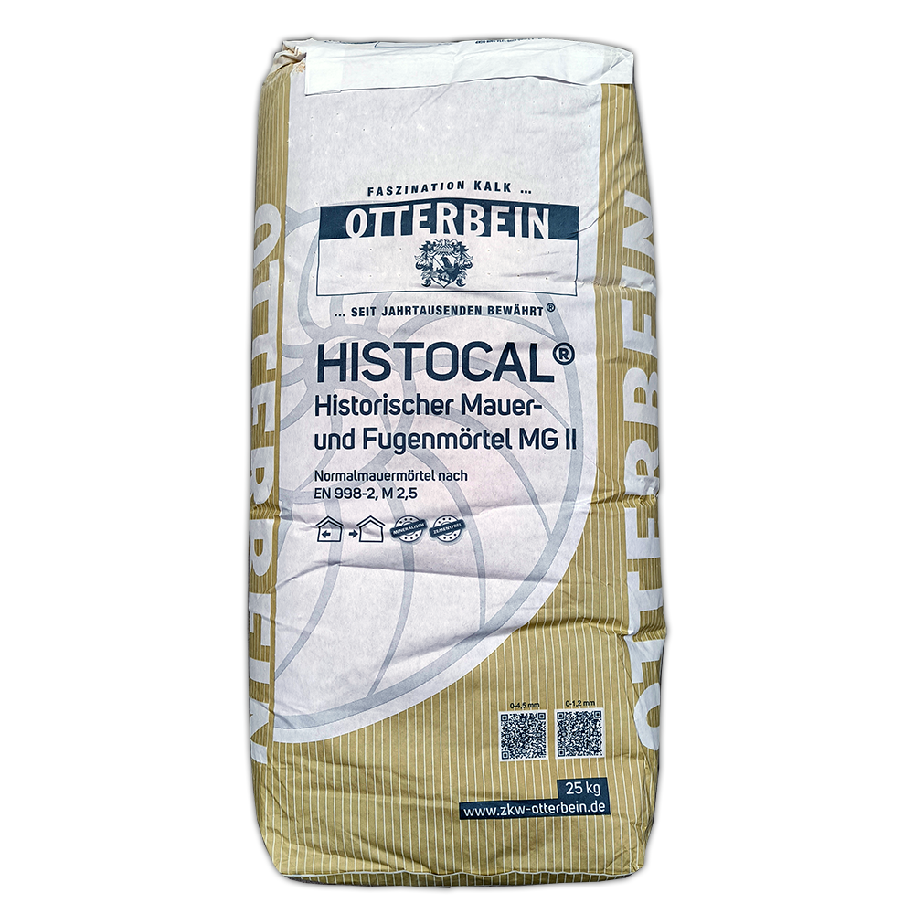 HISTOCAL Historischer Mauer- und Fugenmörtel MGII fein | 25kg