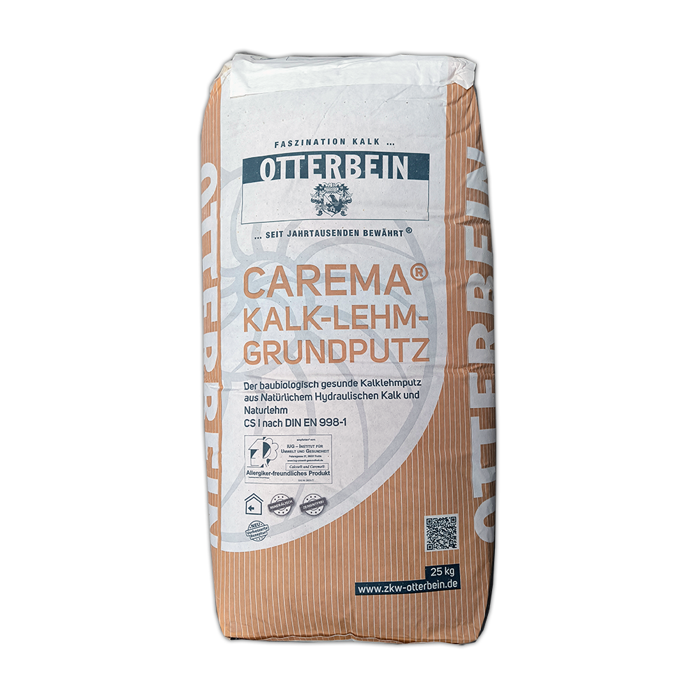 CAREMA Kalk-Lehm-Grundputz 1-1,6mm | 25kg